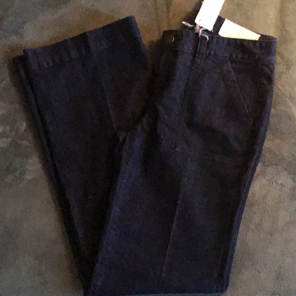 Loft denim modern trouser NWT